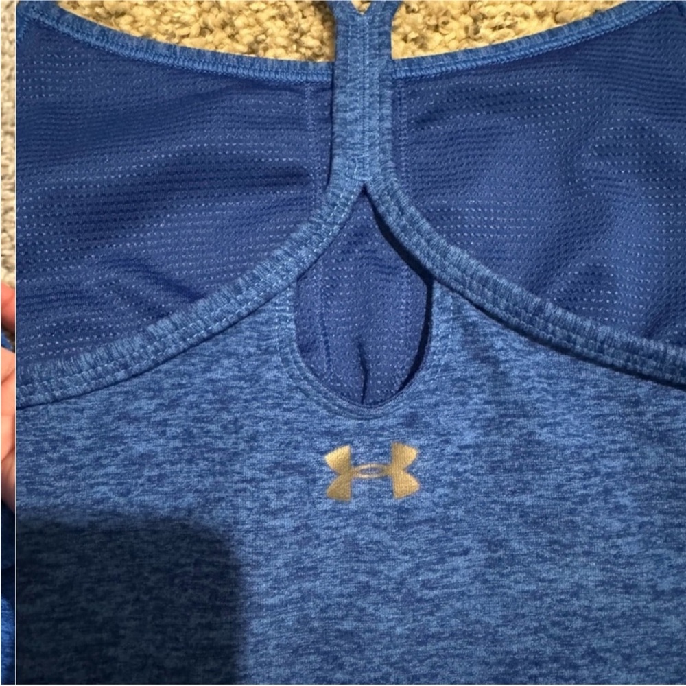 Under Armour Women’s blue Racerback tank top - Picture 4 of 4